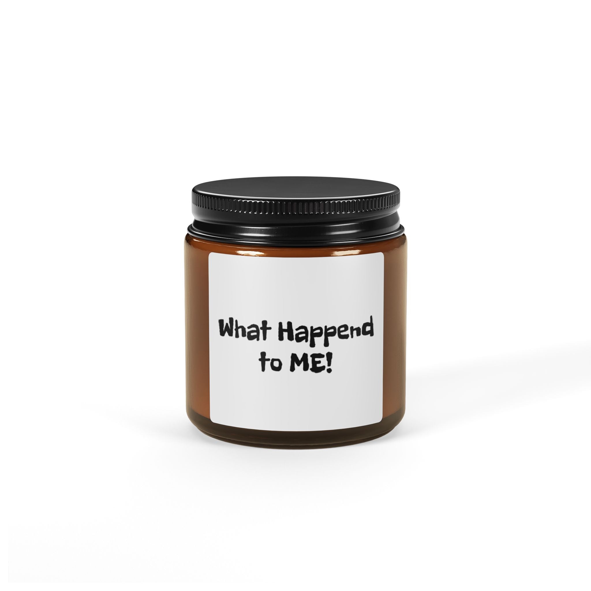Scented Soy Candle (Multi-Size, Amber Jar)